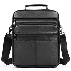 Westal Mensageiro de Couro Genuíno Bag, Laptop sacos para documentos, saco de negócios, Bolsas de ombro masculinas, 13 ", 6173 - comprar online