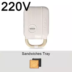 Mini máquina de café da manhã tipo panqueca, fornos elétricos para café da manhã, panquecas e waffle