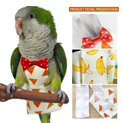 Papagaio fralda vôo terno fralda roupas papagaio periquito pombo médio grande animal de estimação pássaro - loja online