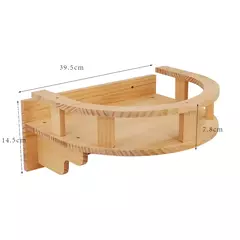 Imagem do Estrutura de escalada para gatos montada na parede, 50cm, escada de escalada para gatos, rede, atividade, sisal, poste de garra para gatos, pedal interno, casa para gatos