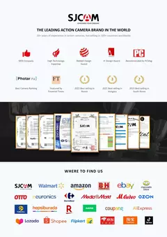 SJCAM C100 Plus Action Camera 4K 30M à prova d'água 2.4G WiFi Action Sport action cam EIS capacete de bicicleta motocicletas na internet