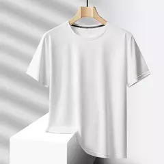 Camiseta esportiva de secagem rápida masculina, blusa de mangas curtas, casual preta e verde, camiseta de ginástica, roupas de verão, tamanho grande 6XL 7XL, 2024 - comprar online