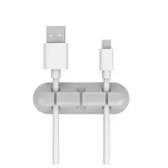 Auto-adesivo Cabo Winder, Suporte de Carregamento USB, Fio Envolvido Cabo, Organizador Da Mesa, Material de Escritório, Desktop, 3, 5, 7 Clips - comprar online