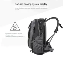 Imagem do Mochila de viagem impermeável de nylon para homens, mochila de viagem casual ao ar livre, senhoras caminhadas camping montanhismo, sacos esportivos para jovens, novo