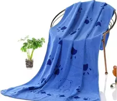 Toalha de banho de fibra superfina, macia, desenho animado, cachorro, gato, secagem rápida, absorvente de cabelo, suprimentos super grandes, multifuncional - comprar online