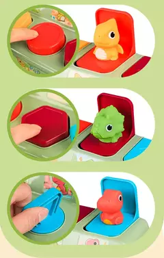 Atividade interativa Pop Up Toy para bebês, Child and Effect Toy, Jogos de desenvolvimento, Montessori, Educational Learning Toys