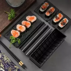 Kit japonês de sushi, Bola de arroz, Molde do rolo do bolo, DIY Home Sushi Making Tool, Ferramenta multifuncional de cozinha de plástico - comprar online