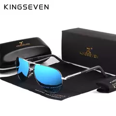 KINGSEVEN-Alumínio Retro Óculos Funcionais para Mulheres e Homens, Fashing Óculos, Pilot Eyewear, Acessório de Luxo, Alta Qualidade, Novo