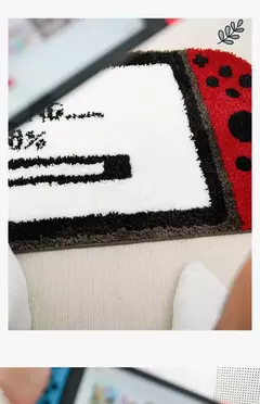 Criativo reunindo Switch Game Carpet, Tapete antiderrapante para o jogador do jogo do banheiro, Tapete adornado, Decoração da casa - Wolf Magazine