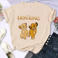 T-shirt do Rei Leão Disney para mulheres, top Kawaii engraçado, camiseta Harajuku, roupas femininas, Hakuna Matata, anos 90 - Wolf Magazine