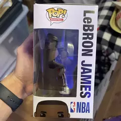 Pop! Lebron james figuras de ação modelo brinquedos funko pop nba star player figureine q versão boneca dos desenhos animados edição limitada presentes