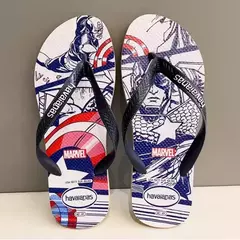 Havaianas-chinelos antiderrapantes para homem e mulher, com múltiplos padrões cartoon, pés de praia ao ar livre - Wolf Magazine