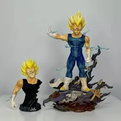 Dragon Ball Z Figura Majin Vegeta Anime Estatueta 22 cm PVC Figuras de Ação Decoração Coleção Modelo Brinquedos Crianças Presentes de Natal