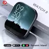 Verdadeiro AMOLED Smartwatch para homens e mulheres, 2,05 "tela HD, série 8, mostrador personalizado, 500 + carregamento sem fio, Apple Watch, IW9, IW8