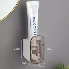 1 PCS Dispensador Automático Creme Dental Acessórios Do Banheiro Wall Mount Preguiçoso Creme Dental Squeezer Suporte Escova na internet