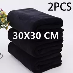 Conjunto de toalhas pretas ultra macias, água altamente absorvente, lenços quadrados pequenos não desbotados, toalha de barbeiro, suprimentos diários, prêmio na internet