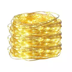 Impermeável USB LED String Lights, Silver Wire, Guirlanda, Luzes de fadas, Natal, Casamento, Feriado, Decoração do partido, 5m - Wolf Magazine