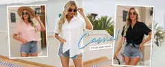 Camisa feminina colorida em 3D com estampa floral, tops de manga curta, botão, gola elegante, primavera e outono, 2024