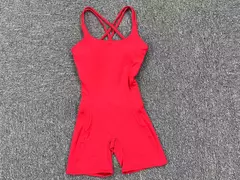 Conjuntos de treino esportivo feminino, roupas fitness, macacão de ginástica, macacão esportivo ioga, roupas esportivas, vermelho, rosa, 2024 - loja online