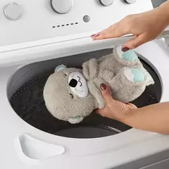 Baby Breath Bear Calmante Otter Plush Toy, Criança Calmante Música, Companheiro do sono, Som e Luz, Presentes de boneca - loja online