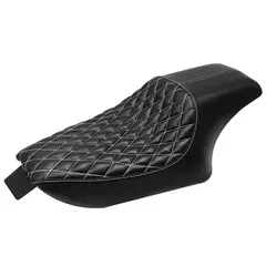 Almofada traseira para assento de motorista dianteiro, costurado para motocicleta, para harley sportster iron xl 883 1200 48 72 04-16 - Wolf Magazine