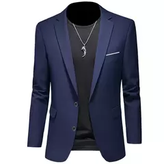 Blazers boutique casuais masculinos, jaqueta monocromática, terno slim fit, casaco de lazer, boutique de moda, novo, 2023 - comprar online