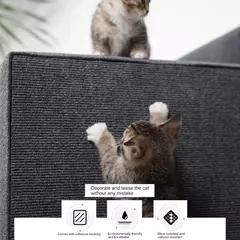 Anti gato risco sofá diy gatos placa de risco sofá proteção patas afiar aparável auto-adesivo tapete gatos placa de risco - loja online