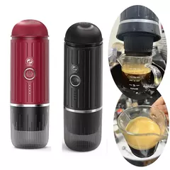 Máquina De Café Expresso Portátil, Porta De Carregamento Tipo C, Cápsula E Pó Nexpresso, 2500 MAH na internet