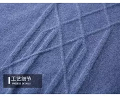 Suéter de cashmere tricotado masculino, pulôver meia gola alta, blusa casual engrossa, cor sólida, roupas de outono e inverno 100% lã - Wolf Magazine