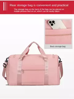 Weekender Overnight Duffle Bags com compartimento de sapato para mulheres, Carry On Travel Bag, Saco de ginástica de grande capacidade - loja online