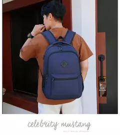 Mochila de carregamento USB impermeável para homens, sacos traseiros do escritório do negócio, mochila para laptop casual, mochilas escolares masculinas, 15,6";;VERDADEIRO;;"CINZA na internet