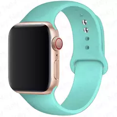 Pulseira de Silicone para Apple Watch, Pulseira Esportiva, iWatch Series 8, 7, 6