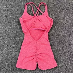 Macacão de exercício Lycra para mulheres, roupa ativa, conjunto de ioga, legging, roupa de treino, roupas esportivas, academia, feminino, 2022, almofada - comprar online