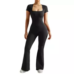 Macacão Push Up para Mulheres, Conjuntos Esportivos, Roupas de Yoga, Macacão Preto, Macacão, Ginásio Fitness, Roupa Esportiva, 2024