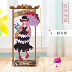 Imagem do Marcadores de metal de uma peça com vários personagens de desenhos animados para fãs de cosplay figura de anime de uma peça