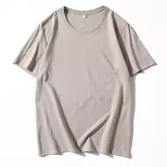 Camiseta pesada grande para homens, camiseta de manga curta, blusa lisa, roupa casual masculina, 12 cores, 100% algodão, verão na internet