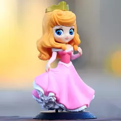 14-16cm princesa q posket neve branca sereia cinderela belle mulan jasmim tinkerbell aurora pvc ação figuretoy crianças presentes - comprar online