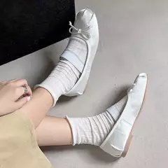 Sapatilhas com nó borboleta para mulheres, sapatos Mary Jane, sandálias casuais femininas, calçado feminino, fora, slides de moda, Lolita, Novo, 2022, 2024