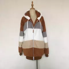 Casaco de capuz extragrande feminino com bolsos macios, streetwear quente, casaco solto, Lady Outerwear, outono, inverno, novo, 2023 - Wolf Magazine
