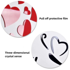 Estilo nórdico 3d mapa do mundo adesivo de parede acrílico cor sólida quarto parede com sala estar sala de aula adesivos decoração do escritório - loja online