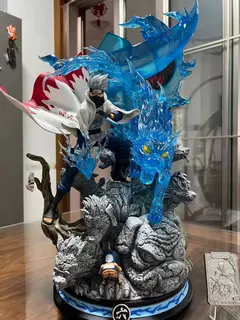 27cm gk naruto hatake kakashi anime figura cs sexta geração ninja estátua decoração boneca de ação colecionável modelo menino toygift - comprar online
