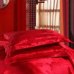 High End Jacquard Bedding Set, Luxo, Europeu, Conjuntos de cama de casamento, Rainha, American Satin, Double Duvet Cover, - comprar online
