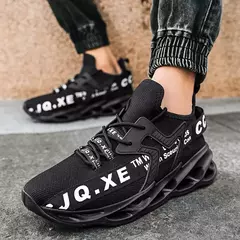 MAEDEF-Tênis de corrida leve masculino, calçados esportivos, malha clássica, respirável, casual, mocassins masculinos, na moda, 2024