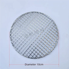 304 aço inoxidável redondo churrasqueira malha casa redes assado bacon grill ferramenta redes de ferro acessórios para churrasco antiaderente churrasqueira esteira grade - loja online
