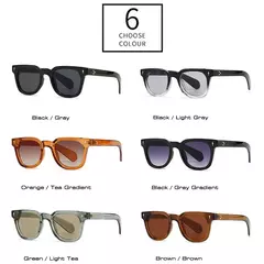 SHAUNA-Óculos Retro Quadrados Rebites para Homens e Mulheres, Óculos de Sol Verdes, UV400 Shades, Fashion - comprar online