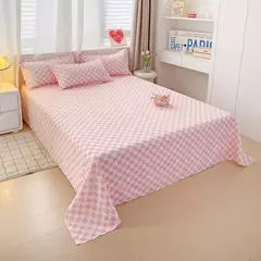 Lençóis de cama macios de alta qualidade, lençóis queen size, top de impressão, gêmeo, rainha, rei, lençóis planos, colcha