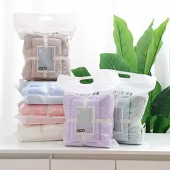 2 pcs/Set Luxo Super Large Toalha Alta Absorvente Soft Coral Fleece Toalha de Banho e Toalhas Rosto Conjunto para Adultos 70x140cm 35x75cm - comprar online