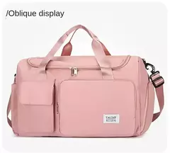 Weekender Overnight Duffle Bags com compartimento de sapato para mulheres, Carry On Travel Bag, Saco de ginástica de grande capacidade - comprar online