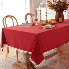 Toalha De Mesa De Mesa De Café De Algodão Retangular, Cobertura De Mesa Branca, Sala De Estar, Decoração De Casa, Pano, Casamento, Decoração De Natal - comprar online