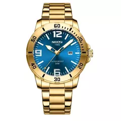Nibosi-relógios de pulso de quartzo masculino, marca de luxo, negócios, luminoso, à prova d'água, com calendário, para homens, 2024 - comprar online